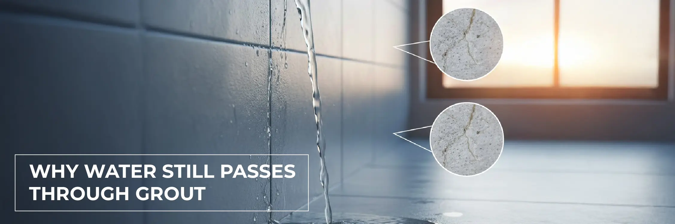 Why Water Still Passes Through Grout