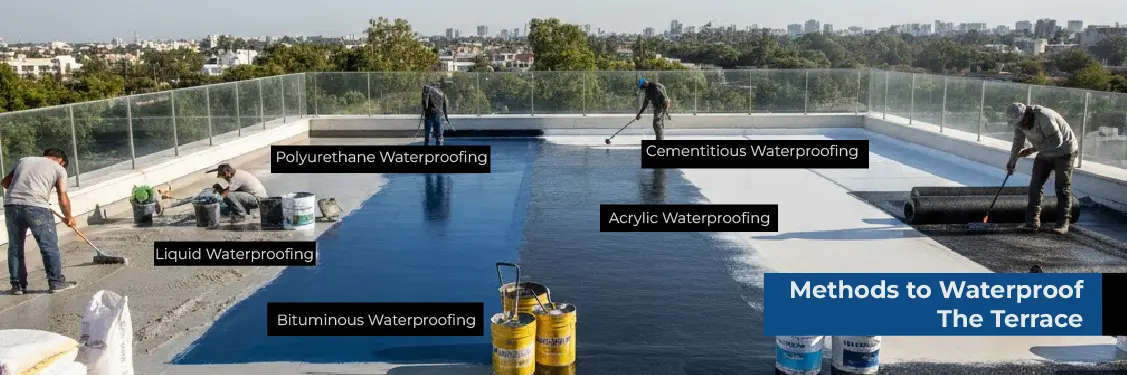 Methods to Waterproof The Terrace