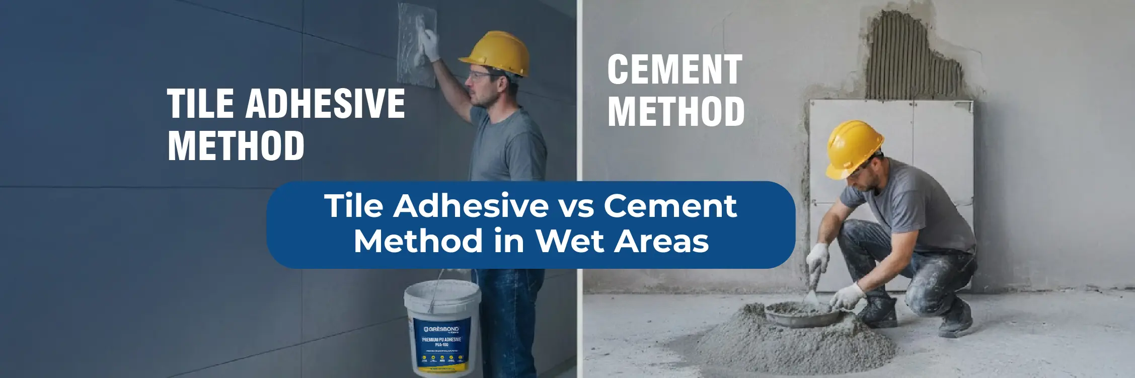 Tile Adhesive vs Cement