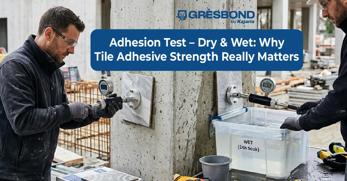 Adhesion Test – Dry & Wet: Why Tile Adhesive Strength Really Matters