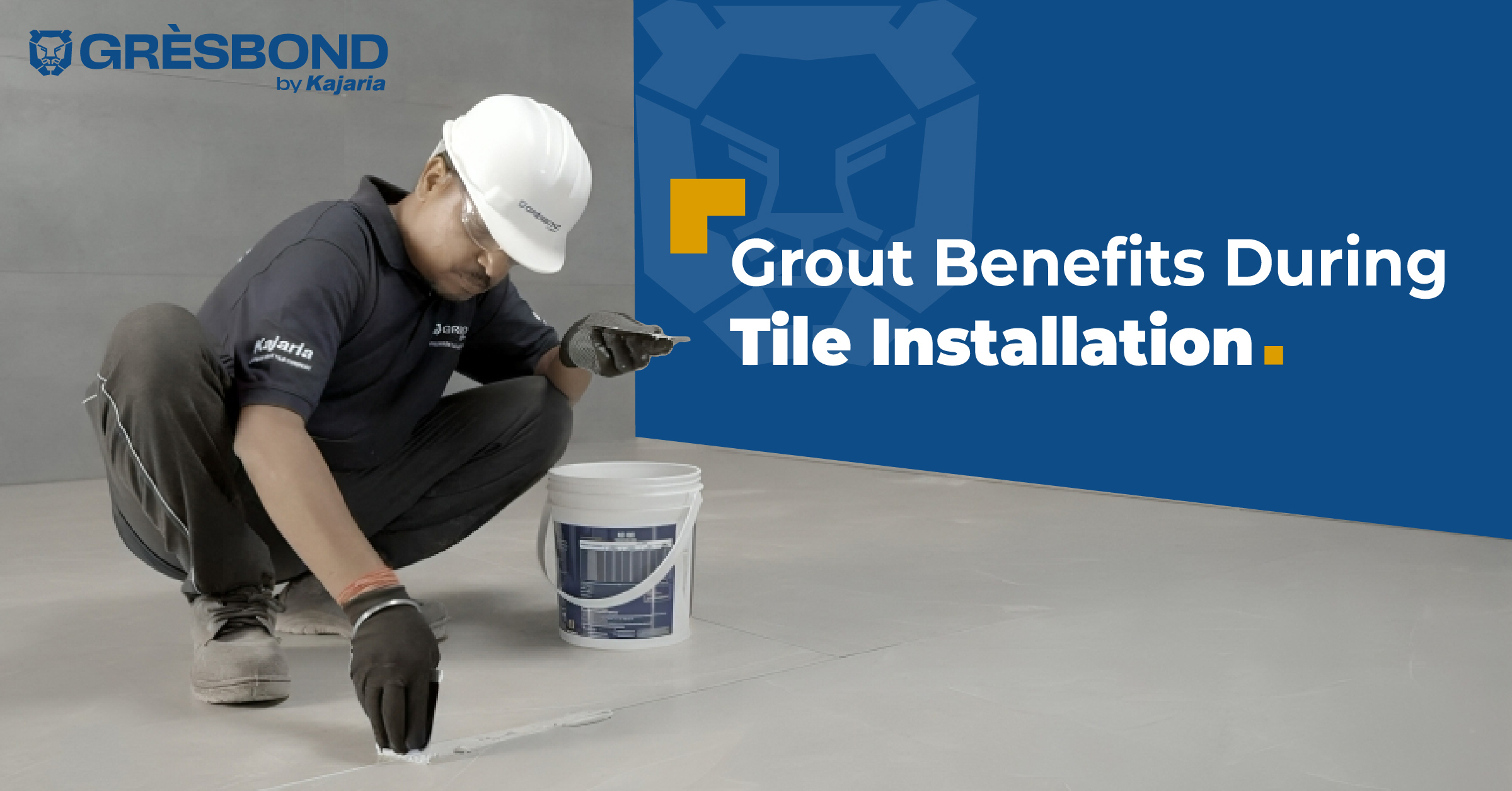 Grout Benefits During Tile Installation