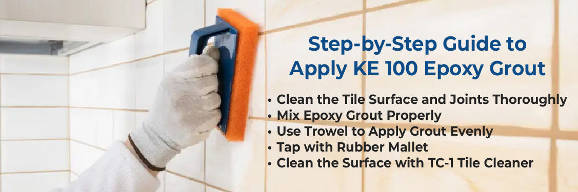 Apply KE 100 Epoxy Grout