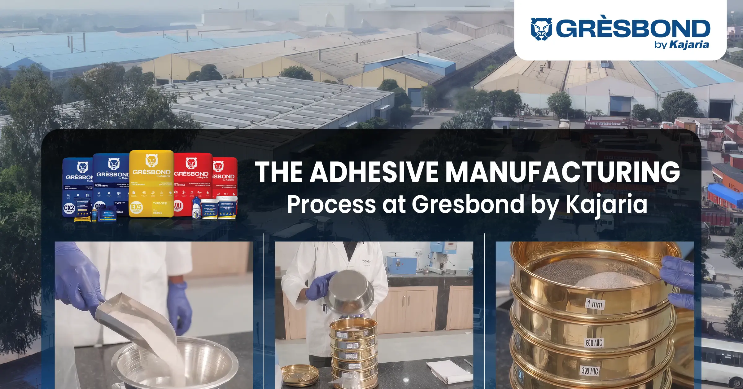 Adhesive Manufacturing Process at Gresbond
