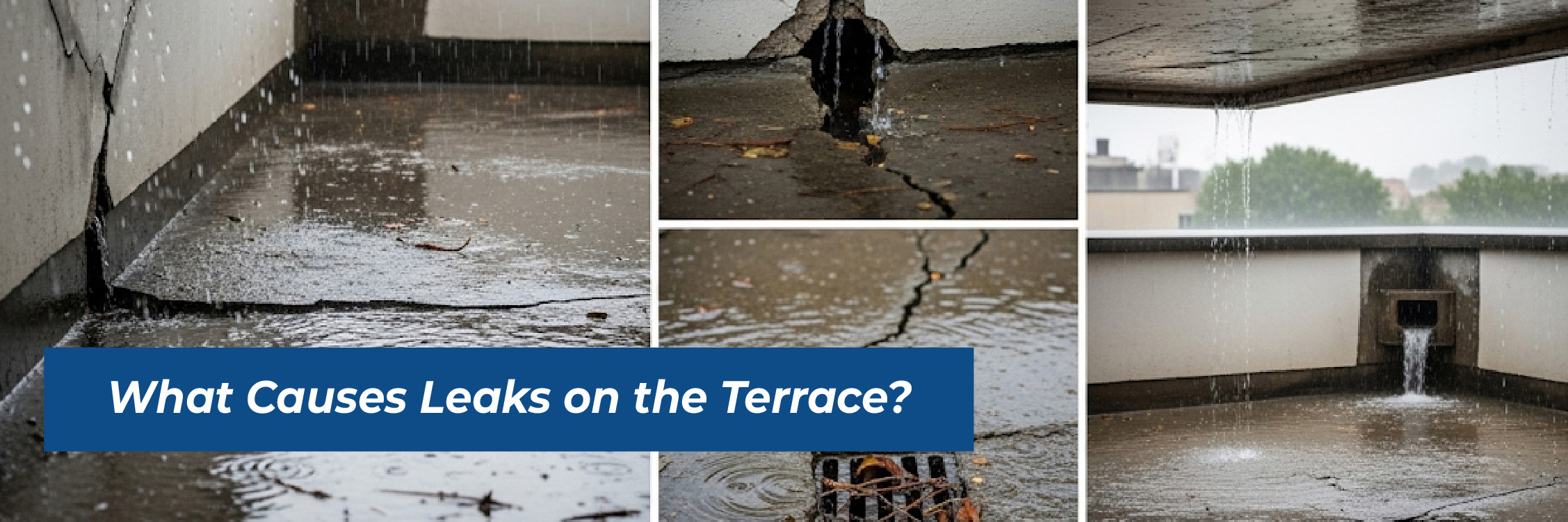 What Causes Leaks on the Terrace