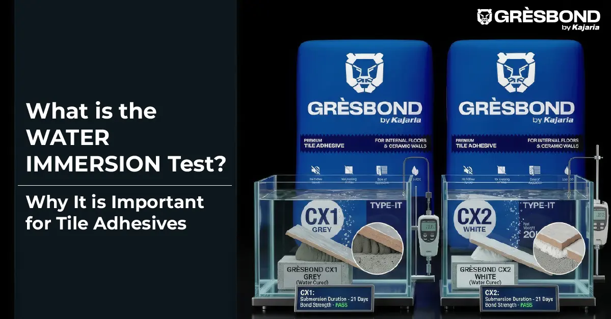 What Is the Water Immersion Test? Why It Is Important for Tile Adhesives