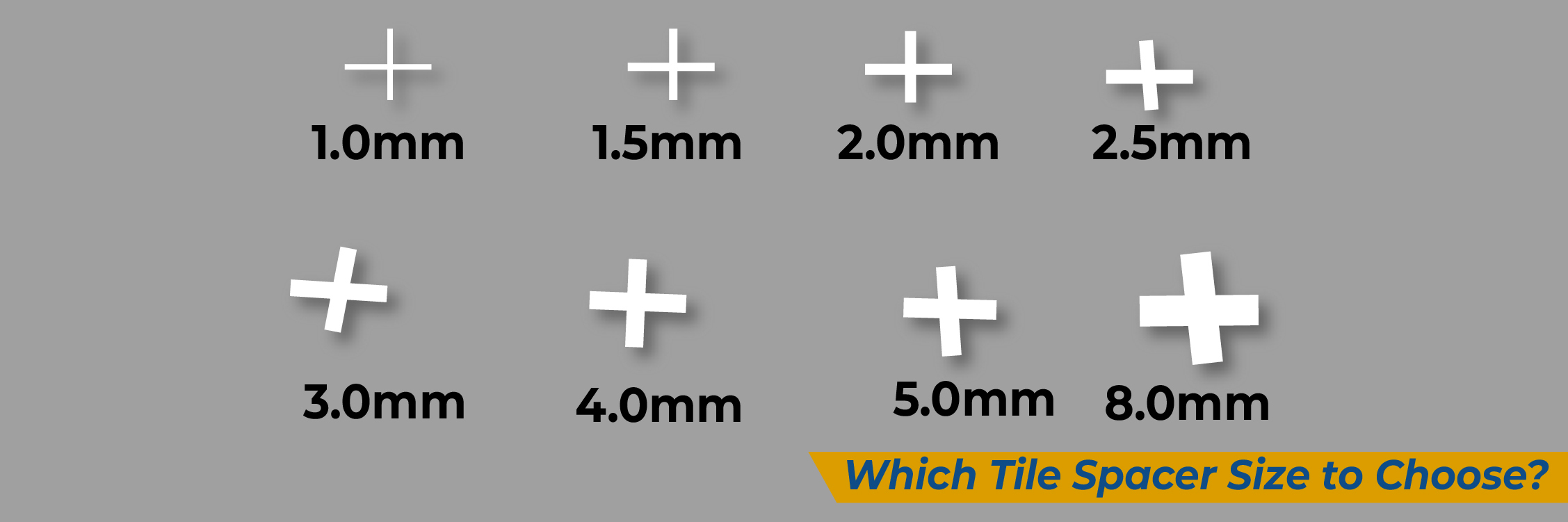 Which Tile Spacer Size to Choose