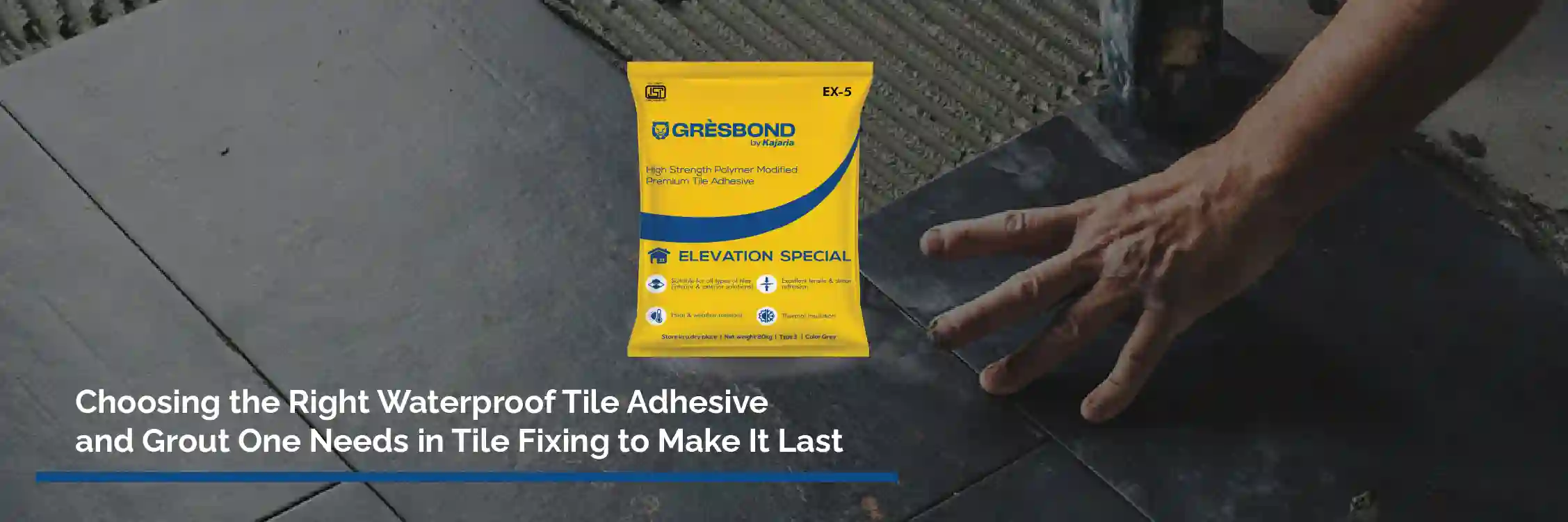 Waterproof & Durable Tile Fixing
