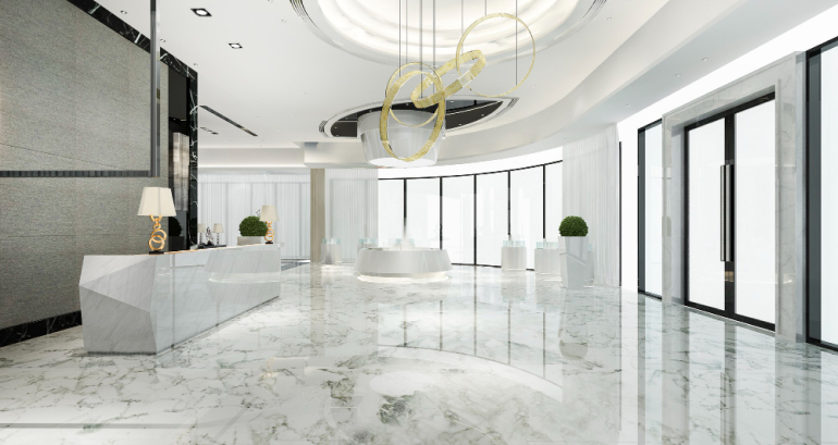 office reception area